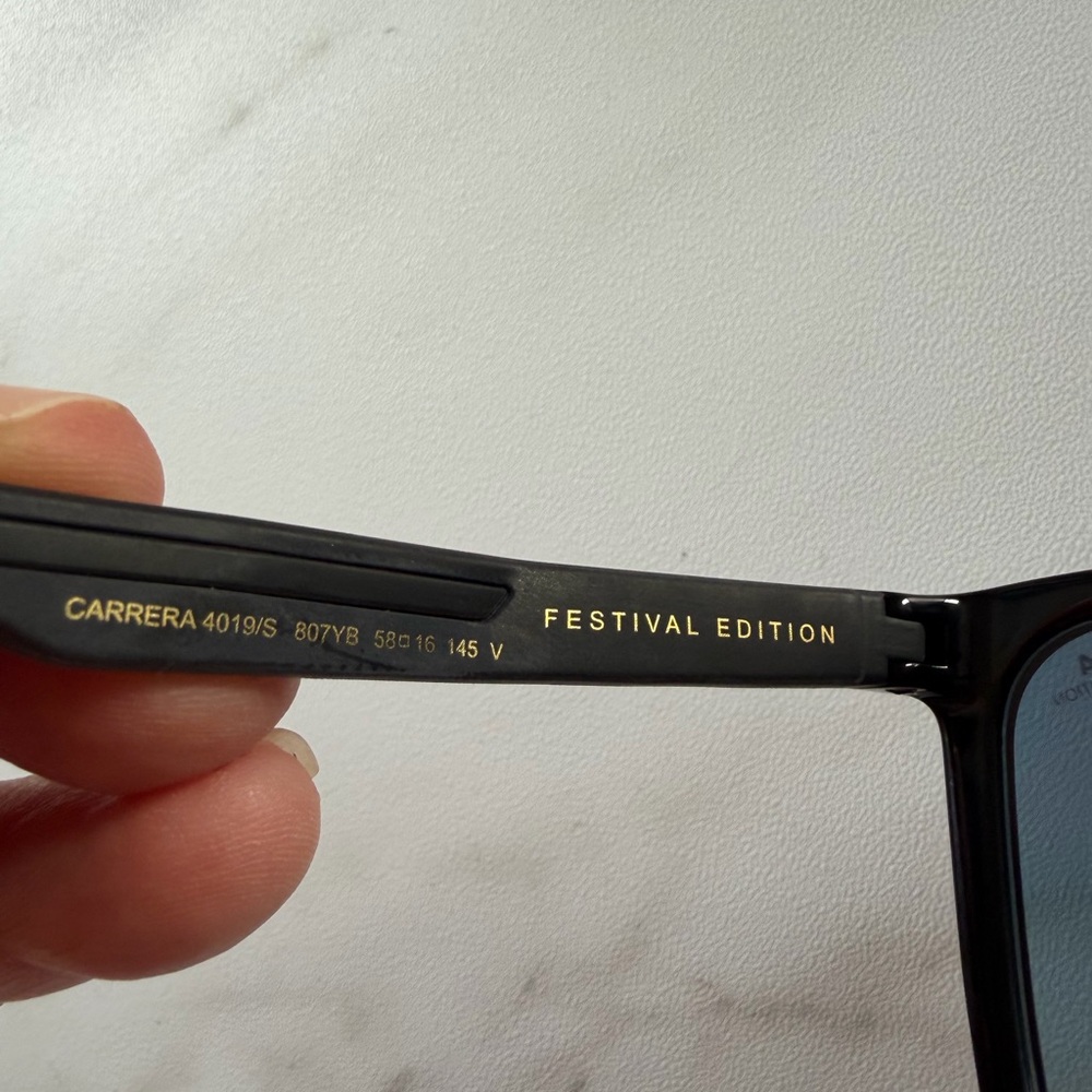 Carrera Festival Edition Sunglasses Red Mirror Lens NWT w Case - Picture 7 of 9